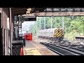 NJ TRANSIT Train and Amtrak Train #642 at North Elizabeth