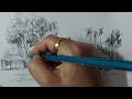 Basic Landscape in Pencil Shading for Beginners - 1
