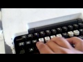 Old typewriter