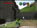 Beta castle courtyard area zelda64