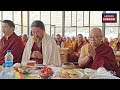 His Holiness Drikung Skyabgon Chetsang bestows the sacred Great Drikung Phowa empowerment at Khaltse