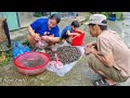 FULL VIDEO: 150 days of Releasing water to catch fish, going to the market & Building a hut