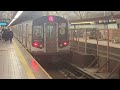 MTA NYC Subway: R160 F shuttle trains at 21st Street-Queensbridge & Roosevelt Island (Dates in desc)