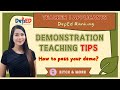 Demonstration Teaching Tips and Reminders for Teacher I Applicants