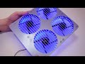 Building a desk ventilator from PC case fans