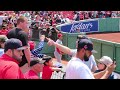 Shohei Ohtani in the Bullpen Boston Red Sox