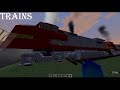 A minecraft mod that give's minecraft TRAINS