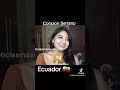 corazon serrano en Ecuador🔥