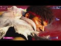 Ken vs Ryu (Level 8 CPU battle, post Akuma balance update).