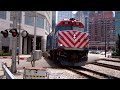 Trains At Canal Street In Downtown Chicago July 14, 2011