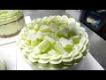 How to make fruit cake - Korean street food