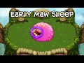 [TCRF]Early Maw sleep animation