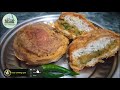 most popular ulta vada pav recipe - street style food | pav inside vada | inside out vada pav