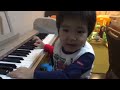 2歳7ヶ月　子供　赤ちゃん　電子ピアノ　baby kids piano