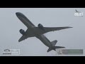 Awesome Big Engine sounds due to low cloud base 💪🏻🔊🔊 London Heathrow Airport