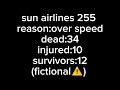 sun airlines 255...