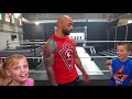 Ninja Kidz vs WWE Ricochet! Super Stars in Training!