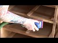 SAVED! RESTORING a mice & moisture damaged mid century dresser