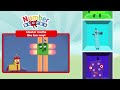🦕 Blockzee Big Numbers Challenge 🎲 | 123 Learn to count | Maths Cartoons for Kids | Numberblocks