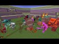 GUARDIAN ALLIANCE Vs ENDERMAN & SKELETON & WARDEN & IRON GOLEM ALLIANCE MOBS BATTLE IN MINECRAFT