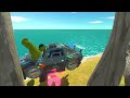 Hulk Team + Son Goku Team vs Pink Slime Itself - Animal Revolt Battle Simulator