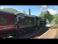 The Jacobite railtour at Glenfinnan and fort William