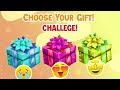 Let's choose a gift for you...! Red, blue or pink 🌈⭐️ How lucky are you? 😱. good luck