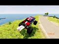 BeamNG.drive Cliff Drops Crashes Real Car Mods Ep.01