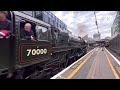 47828 and 70000 Britannia at London Victoria 23/7/24