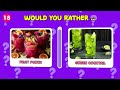 🔴🟢 Would You Rather...? Food Edition!! 🍔🍟🍕
