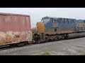 Railfanning CSX In Dade City, FL Featuring BNSF Run-Through Power