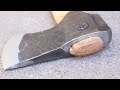 Forging 2.75 lbs Bushcraft / Forestry Axe, No Talking, Blacksmithing Forged In Texas, USA