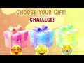Choose your gift box 🎁💝✨️🤮|| Challenge 3 gift boxes|| pink, blue, yellow