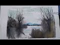 two landscape -watercolours