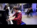 DANCE MONKEY METRO STATION PIANO PERFORMANCE LONDON