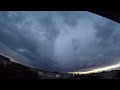 Time lapse of a storm sep 2018