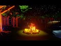 Campfire scene out of cloth simulations, prelude for harp - - Blender 3.0