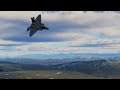 Stealth Vs Hypersonic | F-22 Raptor Vs 2x Mig-31 Foxhound | Digital Combat Simulator | DCS |