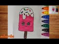 How To Draw a Candy Ice Cream || How to Draw A kawaii Ice Cream || How to Draw A Cute Candy