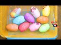 Finding Numberblocks inside Star Shapes & Mixing SLIME & CLAY Coloring ASMR! Satisfying Slime Video