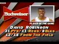 NBA On TNT - David Robinson Battles Patrick Ewing In NY! 1991