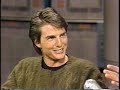 Tom Cruise's 1st Appearance on Letterman, August 10, 1988