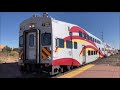 [HD 60FPS] Loads of New Mexico Rail Runner trains in Santa Fe, NM.