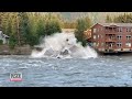 Entire House Falls Into River