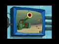 Plankton watches SpongeBob sponge out of water