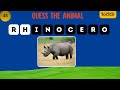 Guess the Animal by Its First Two Letters | Quiz Boltz