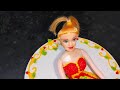 Barbie Doll Cake Design | Beautiful Doll Cake Decoration | Red Dress Baby Doll Cake Decorating Ideas