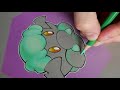 Drawing Pokemon | Cottonee using Prismacolor and Arteza color pencils |