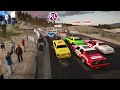 Rainbow Road and Speedstone Early Nascar Drivers (Wreckfest)