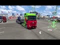 Euro Truck Simulator 2 - Mercedes-Benz Truck Export Van in Ship 🚢 ETS 2 - 4K Gameplay